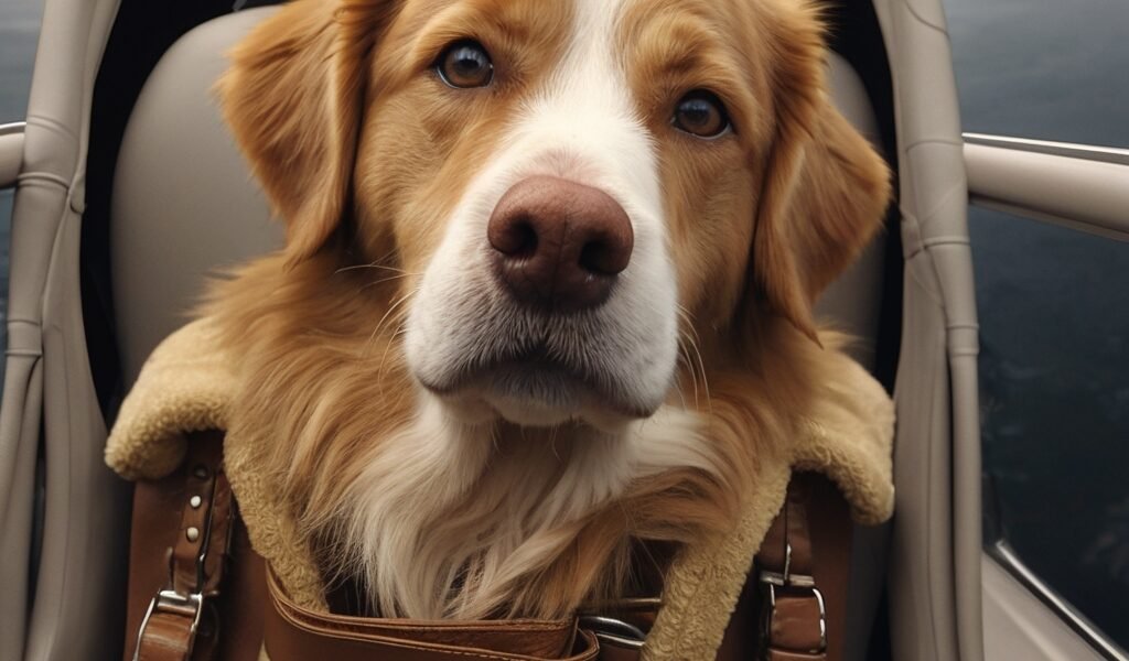 cachorro viajando